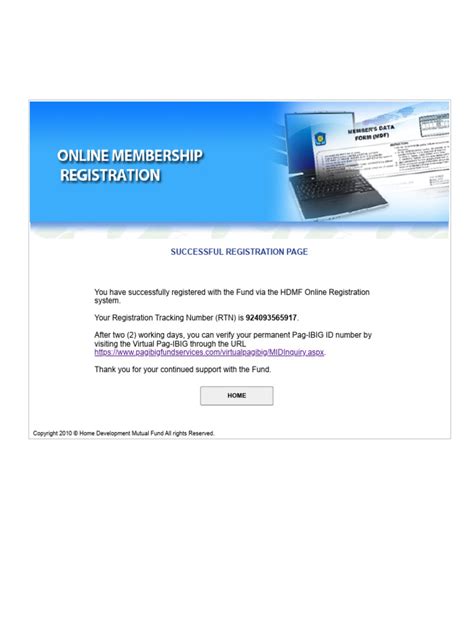 hdmf online registration|FAQs .